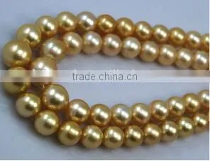 AA 16" 10-11.5mm Golden South Sea Pearl Strands thumbnail-1