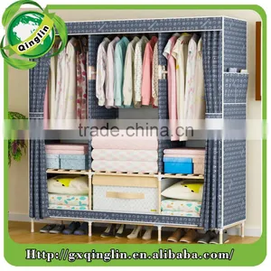 Big Size 150*45*170cm Nice Folding Wardrobe Closet Cabinet Made in China thumbnail-2
