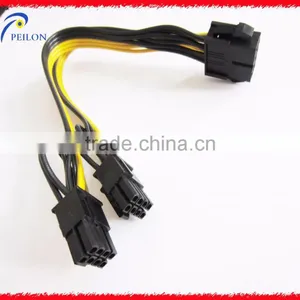 PCIE Splitter CPU Power 8pin to Gpu 8pin Pcie Graphics Adapter Converter thumbnail-1