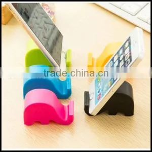 OEM Elephant Shape Plastic Mobile Phone Holder for Sale/High Quality Colorful Plastic Cute Mobile Phone Holder for Sale thumbnail-1