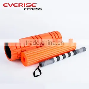 3 in 1 High Density EVA Foam Roller With Core and Massage Stick thumbnail-2