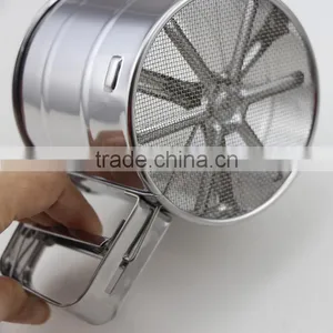 One-Handed Stainless Steel Cup Flour And Icing Sugar Sifter thumbnail-6