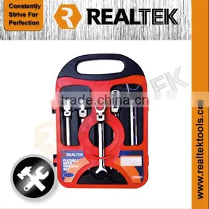 5Pcs Flexible Gear Wrench Set With 72 Teeth thumbnail-1