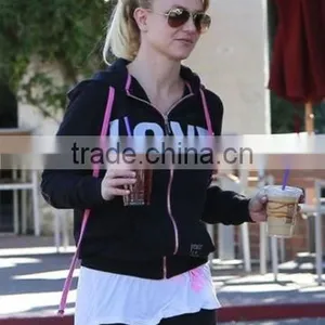NEW LADIES WOMENS CELEBRITY PEACE LOVE SWEATSHIRT TRACKSUIT thumbnail-2