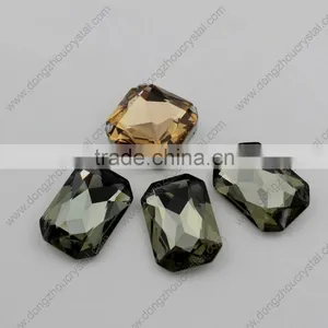Fashion Octagon Crystal Stone Colorful Glass Bead From Pujiang thumbnail-3