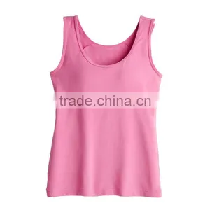 Womens Pink Tank Top thumbnail-1