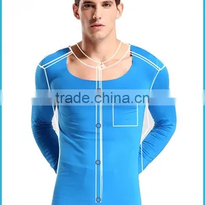Invisible O Neck Seamless Winter Polypropylene Young Men Baselayer Underwear thumbnail-1