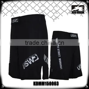 Wholesale Design MMA Fight Shorts Men Blank Crossfit Shorts thumbnail-6