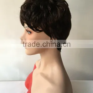 Top Quality Short Curly Afro Wigs For Black Women Deep Wave Wig For Female Model thumbnail-4
