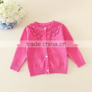 Winter Sweater for Kids/baby Girls Lace Sweater/Bottoming Shirt/4 Color thumbnail-2