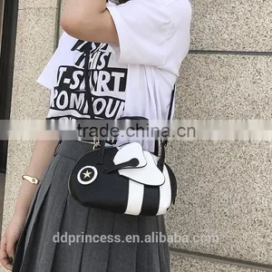 PU Crossbody Bag for Girls Women Lady Black Animal Deign Cute Kid Bag thumbnail-4