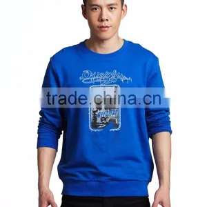 Wholesale Crewneck no Hood Sweatshirt Printing Sweater Roundneck Sweatshirt thumbnail-1