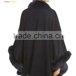 Pashmina Shawl Wrap Cashmere Poncho thumbnail-2