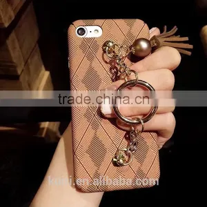 2017 New Fashion Retro Metal Ring Tassel Phone Case Pendant for Apple Iphone 7 7plus 6 6s 6plus Back Cover Case Pu-82 thumbnail-3