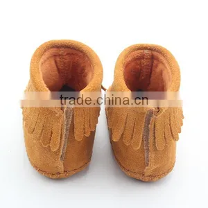 Mix 4 Colours Suede Leather Kids Boots Wholesale thumbnail-6