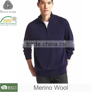 OEM Zip Top Custom Man Pullover Sweater thumbnail-3