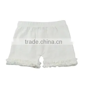 2017 Summer Girls Icing Ruffle Shorts Boutique Baby Clothes Wholesale Blank Sweat Shorts thumbnail-2