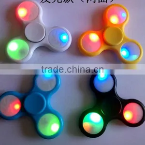 Glowing Fingertips Gyro LED Flash Decompression Bursts Glittering Three Leaf Gyro EDC Toys Variety of Wholesale thumbnail-4