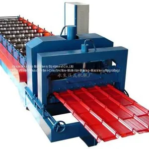 High Quality Galvanized Steel Profile Metal Roofing Corrugated Sheet Roll Forming Machines thumbnail-1