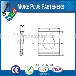 Made in Taiwan DIN 434 Square Belleved Washer DIN 434 thumbnail-1