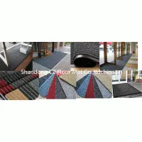 Stain Resistance Non Slip Welcome Door Mat With PVC Vinyl /gel/latex Backing thumbnail-1