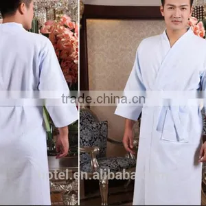 Comfortable and Cheap Waffle Bathrobe for Couple thumbnail-3