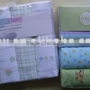 Cotton Flannel Baby Blanket thumbnail-1
