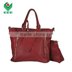 10984-1 Fashion Leather Ladies Shoulder Bag thumbnail-1
