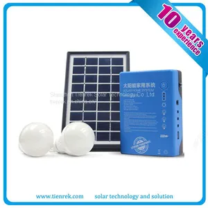 Outdoor Camping DC Solar Lighting System With USB Charge Function thumbnail-1