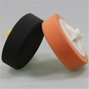 Cutting & Shine Sponge Foam Buffing Pads 6inch Orange Color thumbnail-3