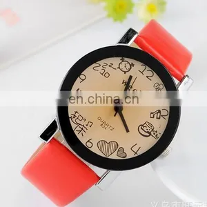 Creative Personality Minimalist Leather Normal Watch Men And Women Couple Watch Smart Electronics Casual Watches thumbnail-6