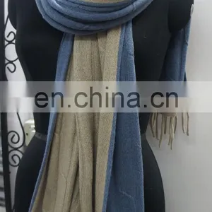 Herringbone Knitted Pashmina Wool Shawls,stoles,scarves 2017 thumbnail-1