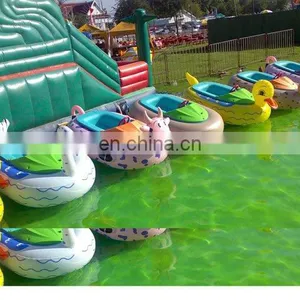 Used Inflatable White Swan Car Boat Small Plastic Boats thumbnail-4