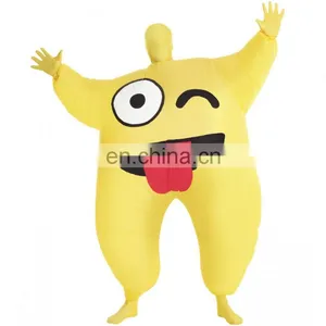 INFLATABLE EMOJI COSTUME CHEEKY MEGAMORPH COSTUME FANCY DRESS FOR ADULT thumbnail-1
