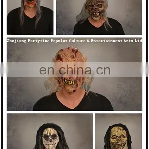 Carnival Halloween Party Latex Full Head Skeleton Wights Mask thumbnail-6