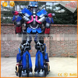 Anmie Mascot Character Superhero Optimus Prime Halloween Cosplay Costume thumbnail-3