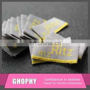 Satin Label Centerfolded Woven Label for Jeans thumbnail-5
