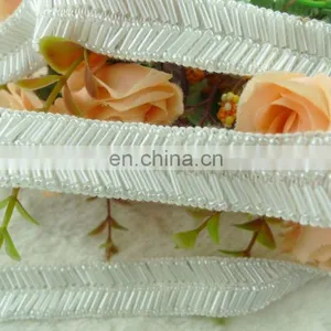2015 Decorative White Beade Trim for Wedding Fancy Lace Trim for Garment thumbnail-2
