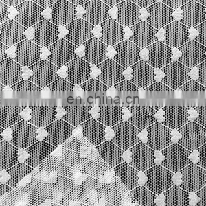 Heart Lined Nylon Spandex Mesh Fabric for Women Apparel thumbnail-2