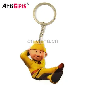 Wholesale Custom Made High Quality Fancy Souvenir Silver Spoon Keychain thumbnail-6