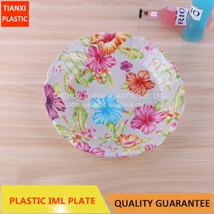 TX0318 PLASTIC LARGE SIZE ROUND PLATE CHEAP PLATE FOOD PLATE thumbnail-1