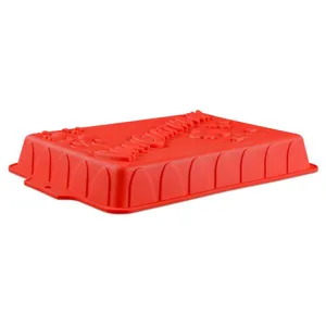 Free Sample Food Grade Heat Resistant Nontoxic Silicone Cake Mold Baking Mousse Pudding Mold Tool Happy Birthday thumbnail-1