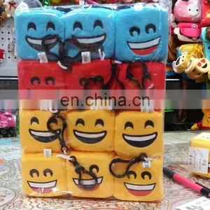 6cm Plush Emoji Dice Keychain thumbnail-5
