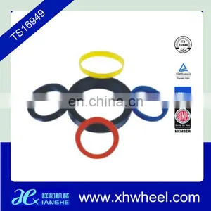 Colorful Aluminum Wheel Hub Centric Rings thumbnail-1