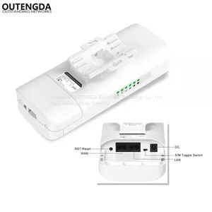 300Mbps 3Km Outdoor CPE AP 5.8Ghz WiFi Bridge Router 1000mW Wireless Wi-fi Repeater 14dBi Antenna 24V Poe Adapter Included thumbnail-3