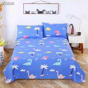 100% Polyester Pigment Printed Flower Design Baiyi Textile Fabric for Bedding thumbnail-2