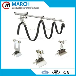 China Factory Supply Festoon C-track Cable Trolley C40 C63 I-BEAM thumbnail-2