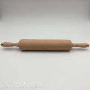 Wooden Rolling Pin,Made of Beech thumbnail-4