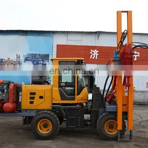 Hydraulic Guardrail Installation Piling Machines in Italy Piling Machinery for Sale thumbnail-7