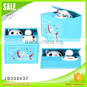 New Gift Item Stealing Money Cat,plastic Money Box for Kids thumbnail-1